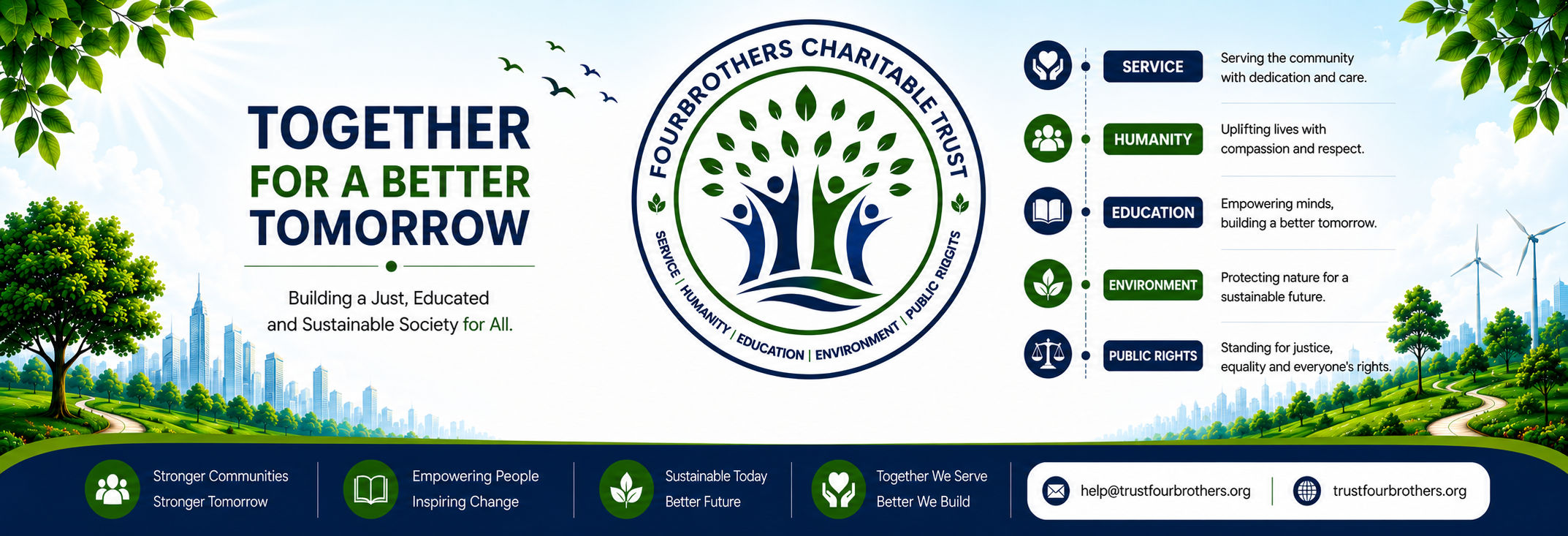 FOURBROTHERS FOUNDATION banner